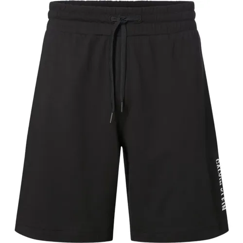 Schwarze Baumwoll-Bermuda-Shorts - Calvin Klein - Modalova