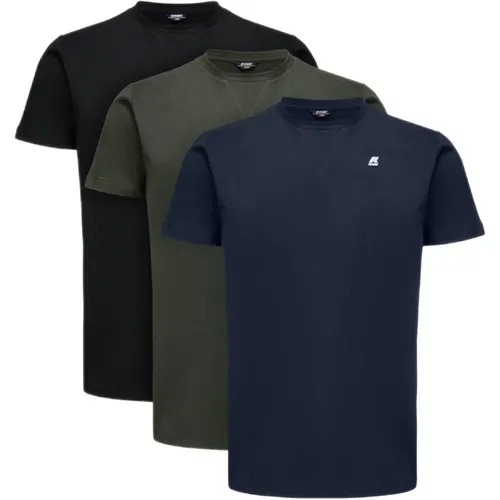 Men`s T-Shirt - Comfort and Style , male, Sizes: 2XL, S, M - K-way - Modalova