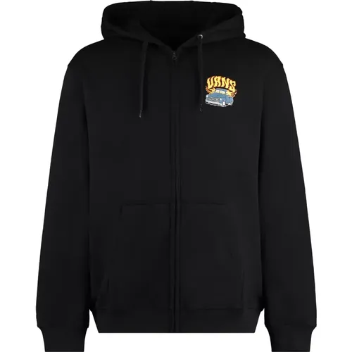 Maxi Print Baumwoll Zip Hoodie , Herren, Größe: L - Vans - Modalova