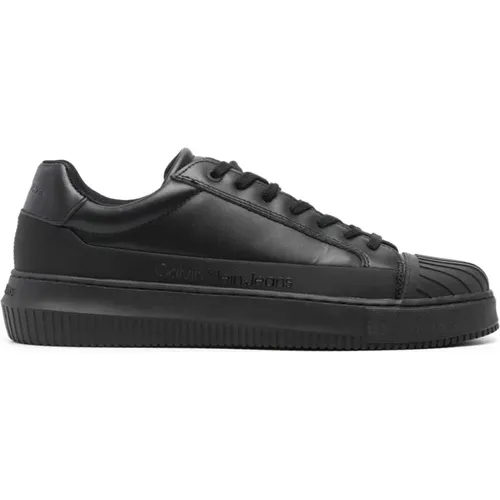 Schwarze Chunky Cupsole Sneakers , Herren, Größe: 41 EU - Calvin Klein Jeans - Modalova