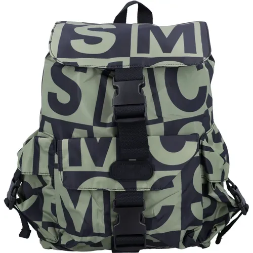 Grüner Logo Rucksack Handtasche - Stella Mccartney - Modalova