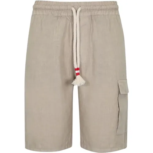 Linen Shorts , male, Sizes: L, S - MC2 Saint Barth - Modalova