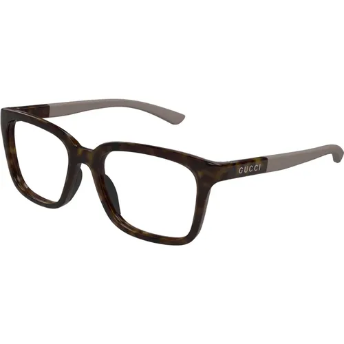 Stilvolle Brille in Schwarz , Herren, Größe: 52 MM - Gucci - Modalova