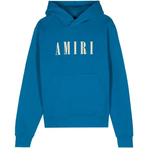Blauer Logo-Print-Pullover Amiri - Amiri - Modalova