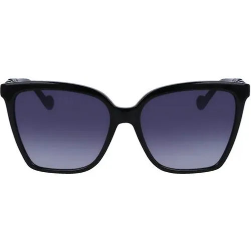 Black BIO Injected Sunglasses , unisex, Sizes: ONE SIZE - Liu Jo - Modalova