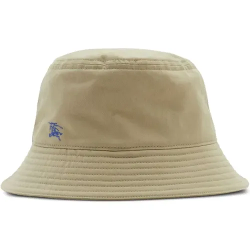Cotton Wide Brim Hat , female, Sizes: S, M - Burberry - Modalova