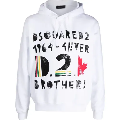 Kapuzenpullover , Herren, Größe: M - Dsquared2 - Modalova