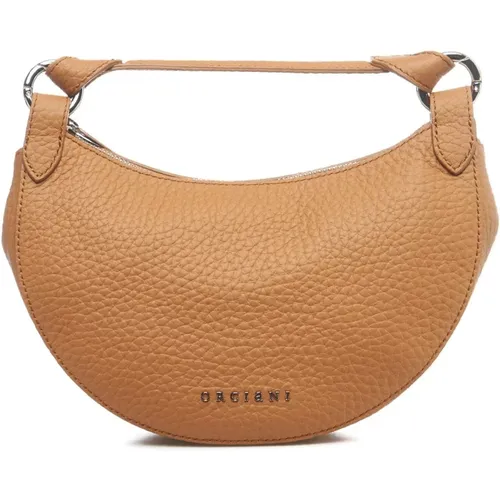 Handtasche mit Reißverschluss und Logo-Details , Damen, Größe: ONE Size - Orciani - Modalova