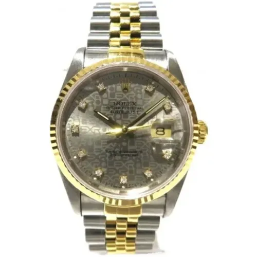 Pre-owned Gold watches , male, Sizes: ONE SIZE - Rolex Vintage - Modalova