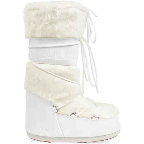 Snow Boots Icon Faux Fur , female, Sizes: 6 UK - moon boot - Modalova