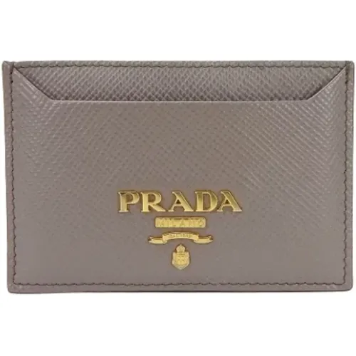 Pre-owned Leather wallets , female, Sizes: ONE SIZE - Prada Vintage - Modalova