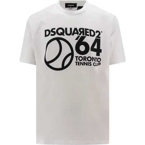 Crew-neck T-Shirt , male, Sizes: L, 2XL, XL, M - Dsquared2 - Modalova