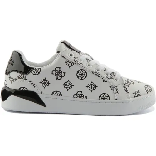 G Peony Logo Print Trainers Women , female, Sizes: 5 UK, 6 UK - Guess - Modalova