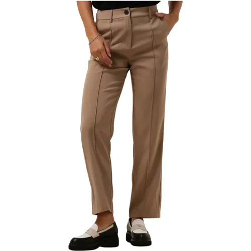 Taupe Pantalon für Stilvolle Frauen , Damen, Größe: M - YDENCE - Modalova