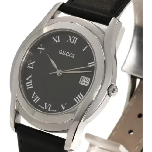 Pre-owned Leather watches , female, Sizes: ONE SIZE - Gucci Vintage - Modalova