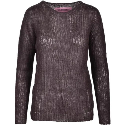 Weicher Strickpullover , Damen, Größe: S - Pink Memories - Modalova