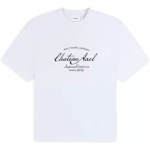 Château Axel T-Shirt , Herren, Größe: M - Axel Arigato - Modalova