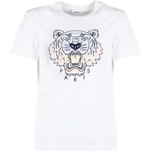 Multicolor Tiger Loose T-Shirt - Kenzo - Modalova
