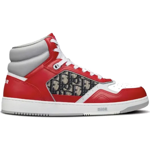 Red Sneakers Ss22 Leather Composition , male, Sizes: 14 UK - Dior - Modalova