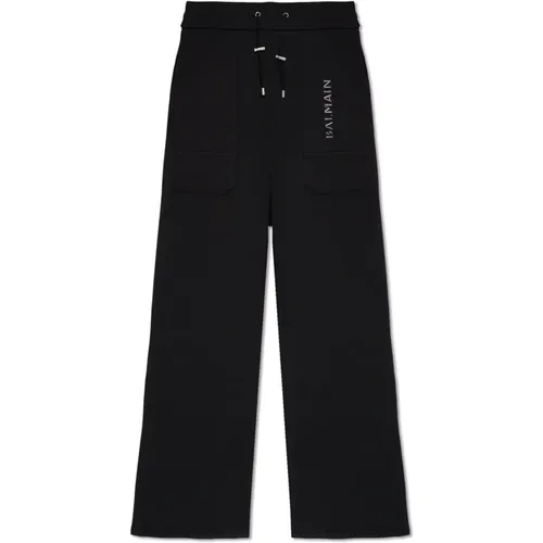 Sweatpants mit Logo , Herren, Größe: XL - Balmain - Modalova