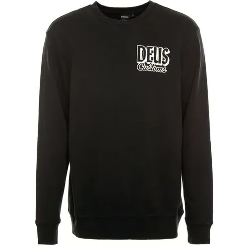 Sweatshirt mit Print , Herren, Größe: M - Deus Ex Machina - Modalova