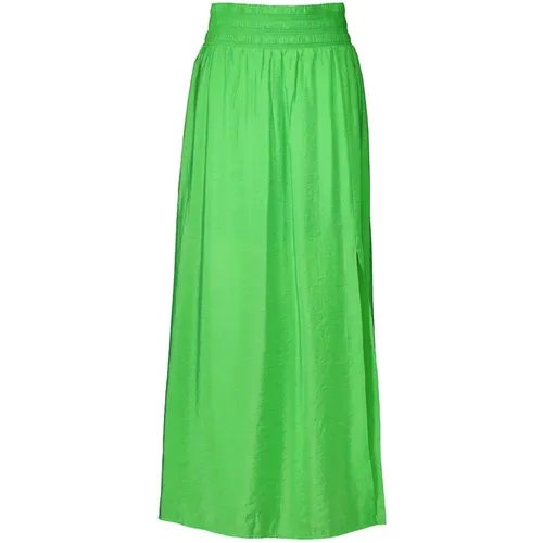 Elegant Maxi Skirt with Side Split , female, Sizes: S - Dante 6 - Modalova