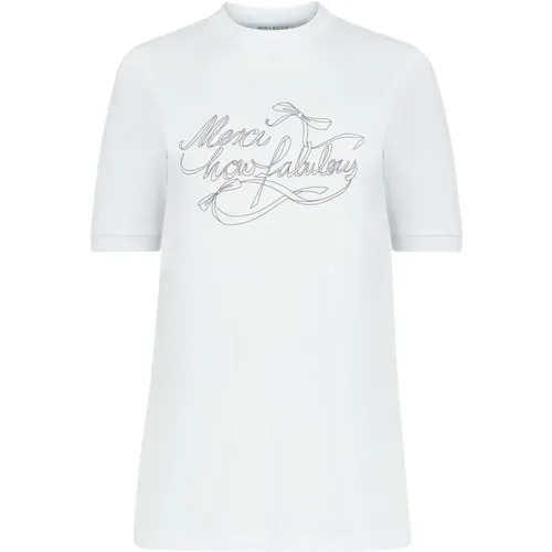 Fabulous Weißes T-Shirt , Damen, Größe: M - Nina Ricci - Modalova