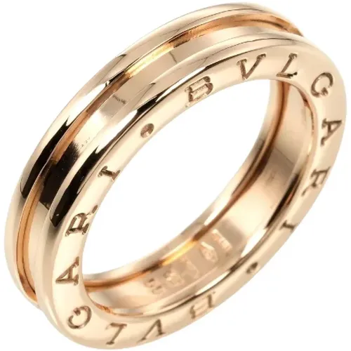 Pre-owned Metal rings , male, Sizes: ONE SIZE - Bvlgari Vintage - Modalova