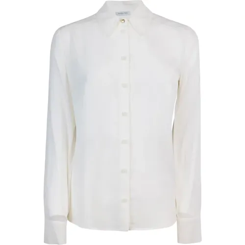 Regular Collar Shirt with Pleats , female, Sizes: L, XS - PATRIZIA PEPE - Modalova