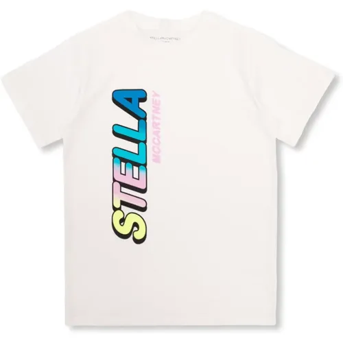 T-Shirt mit Logo Stella McCartney - Stella Mccartney - Modalova