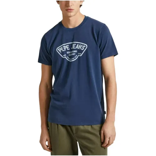 Cherry T-shirt , male, Sizes: 2XL - Pepe Jeans - Modalova