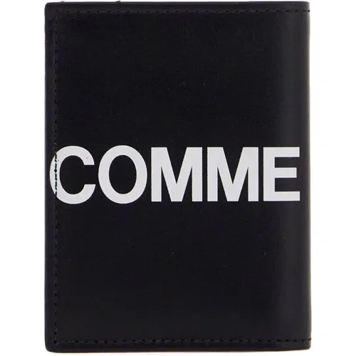 Maxi Logo Leder Bifold Geldbörse - Comme des Garçons - Modalova