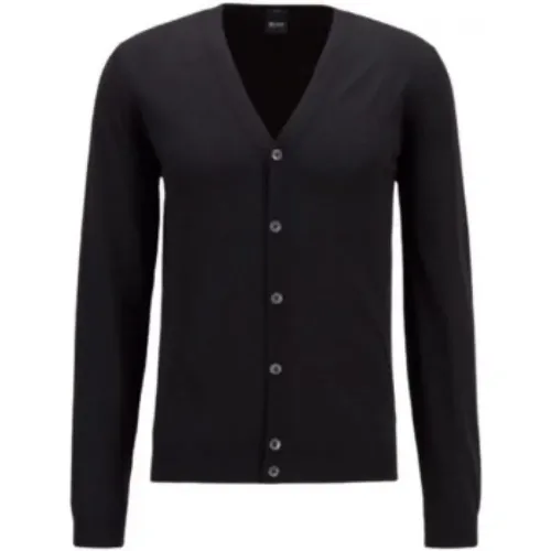 Cardigan , male, Sizes: L - Hugo Boss - Modalova