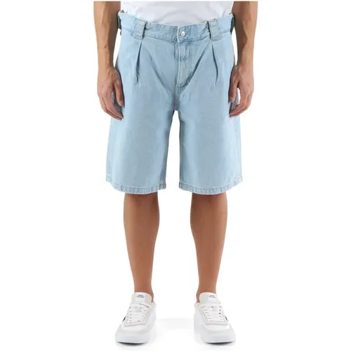 Front Pleated Bermuda Jeans - Calvin Klein Jeans - Modalova