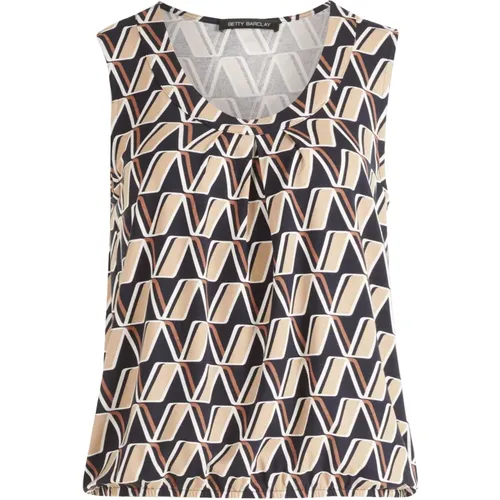 Casual Sleeveless Shirt with Elastic Waistband , Damen, Größe: 3XL - Betty Barclay - Modalova