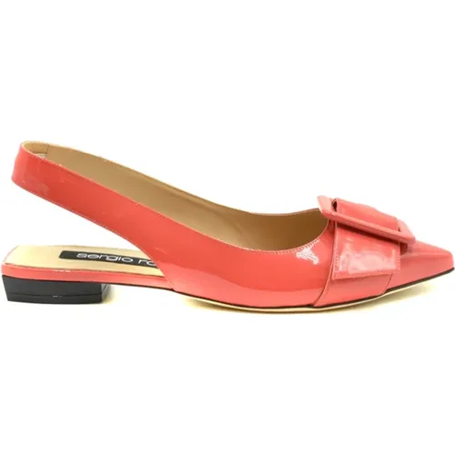 Elegant Summer Flat Sandals , female, Sizes: 2 1/2 UK - Sergio Rossi - Modalova