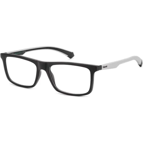 Matte Grey Eyewear Frames , unisex, Sizes: 56 MM - Polaroid - Modalova