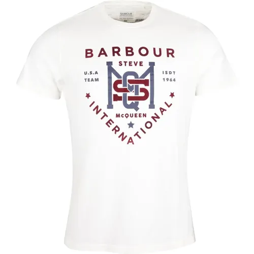 SMQ Jet T-Shirt Whisper , male, Sizes: XL - Barbour - Modalova