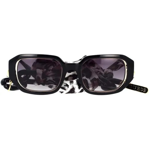 Square Sunglasses with Scarf , female, Sizes: 53 MM - Guess - Modalova