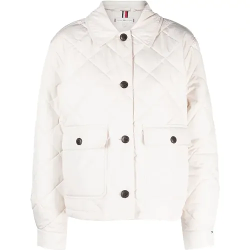 Padded Quilt Jacket , female, Sizes: M, S, XS, L - Tommy Hilfiger - Modalova