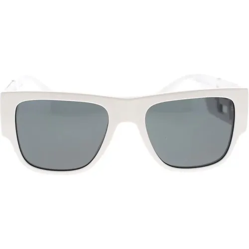Rectangular Sunglasses with Bold Style , unisex, Sizes: 57 MM - Versace - Modalova