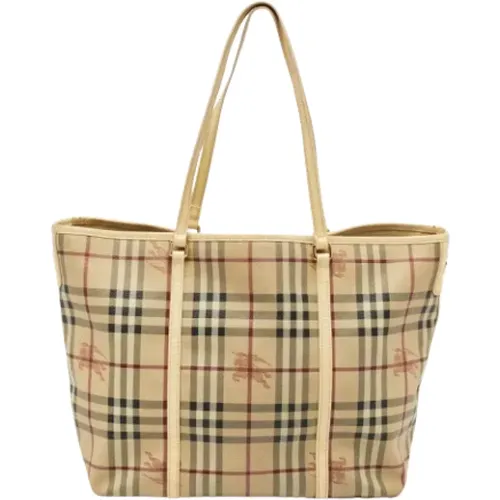 Pre-owned Leather totes , female, Sizes: ONE SIZE - Burberry Vintage - Modalova