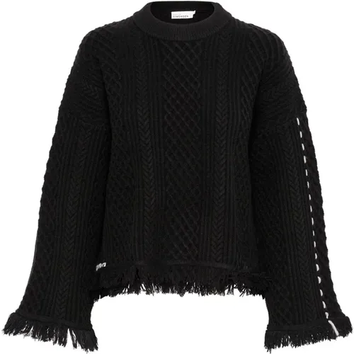 Fringe Strickpullover Meteorit - Karen by Simonsen - Modalova