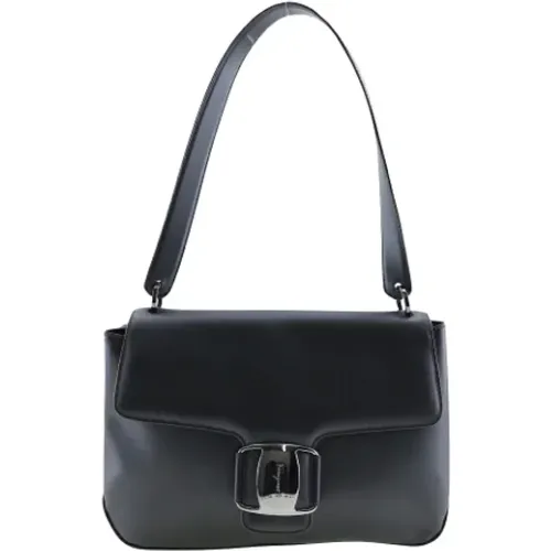 Pre-owned Leder Schultertasche , Damen, Größe: ONE Size - Salvatore Ferragamo Pre-owned - Modalova