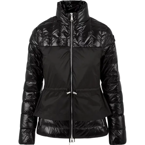 Zip-Up Coat with Adjustable Waist , female, Sizes: M, XS - add - Modalova