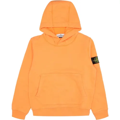 Stilvoller Oranger Pullover für Jungen - Stone Island - Modalova