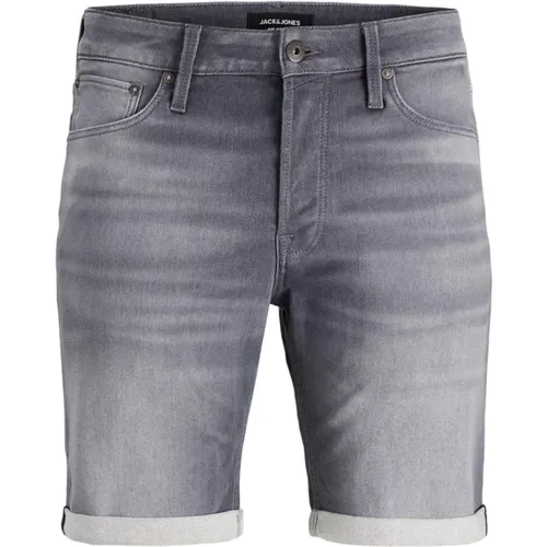 Herren Shorts in Grau mit Reißverschluss und Knopf - jack & jones - Modalova