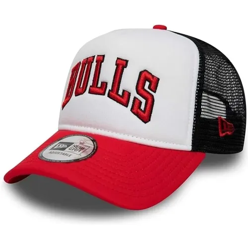 Weiße Bulls Team Farbblock Trucker Cap - new era - Modalova