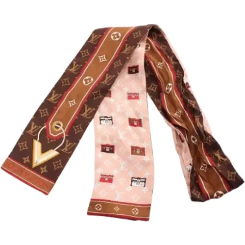 Pre-owned Silk scarves , female, Sizes: ONE SIZE - Louis Vuitton Vintage - Modalova