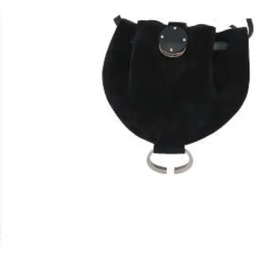 Suede Shoulder Bag with Platinum Hardware , female, Sizes: ONE SIZE - Chloé - Modalova